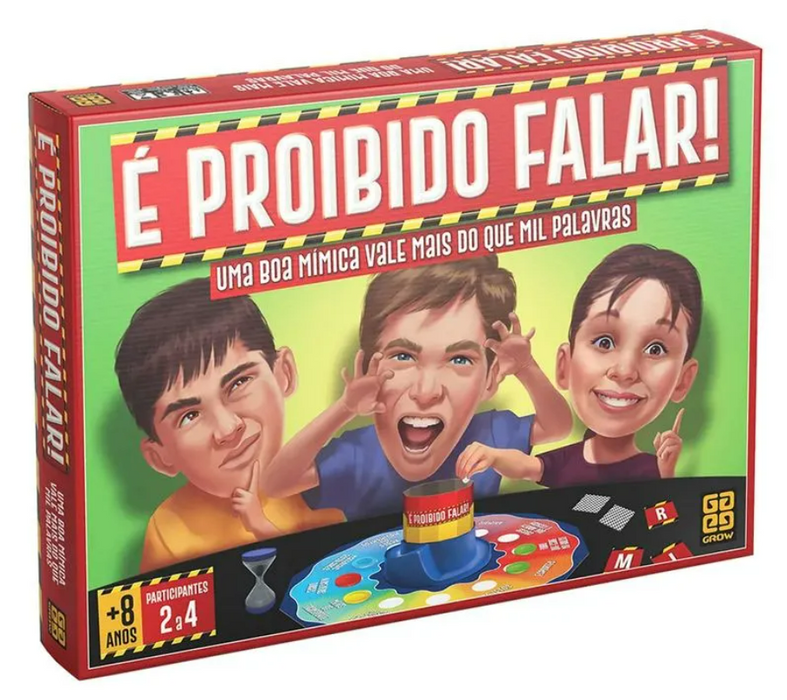 Jogo de Tabuleiro é proibido falar / board game is forbidden to talk - Grow