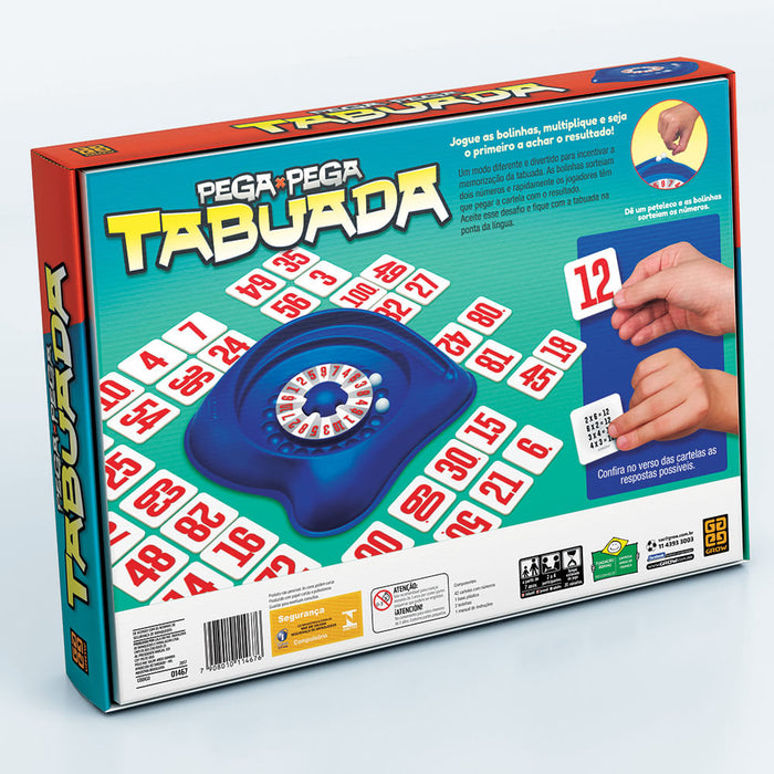 Jogo Pega/Pega Tabuada / Game handle/handle - Grow