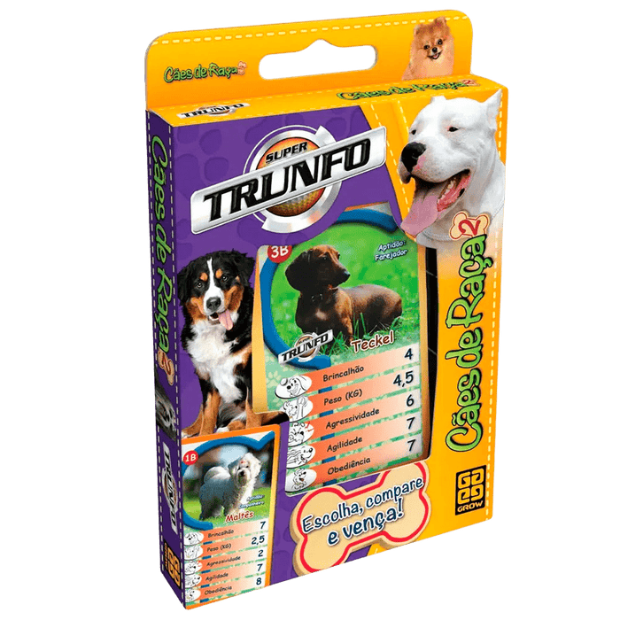 Super Trunfo Cães de Raça 2 / Super Trump Dogs 2 - Grow