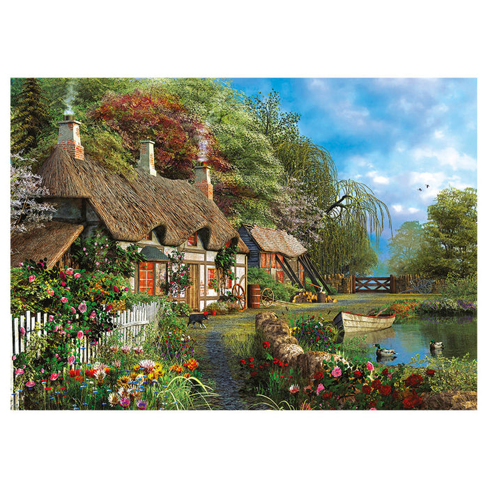 Puzzle 1000 peças Casa no Lago / Puzzle 1000 pieces house on the lake - Grow