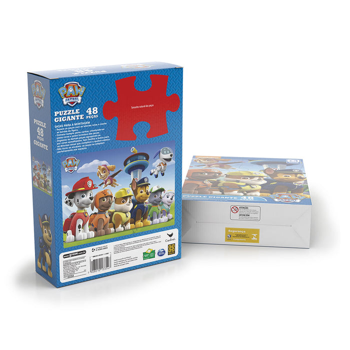 Puzzle Gigante 48 peças Patrulha Canina / Giant puzzle 48 pieces canine patrol - Grow