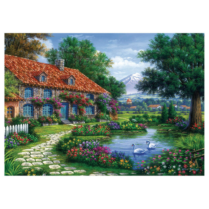 Puzzle 1000 peças Recanto dos Cisnes / Puzzle 1000 pieces nook of swans - Grow