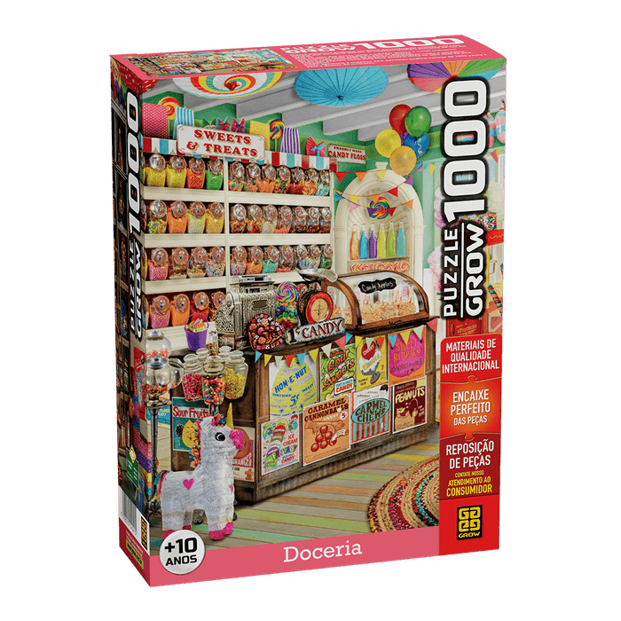 Puzzle 1000 peças Doceria / Puzzle 1000 pieces Doceria - Grow