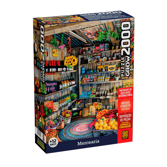 Puzzle 2000 peças Mercearia / Puzzle 2000 pieces grocery store - Grow