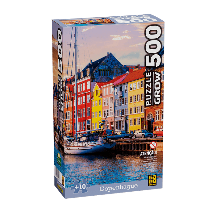 Puzzle 500 peças Copenhague / Puzzle 500 pieces Copenhagen - Grow