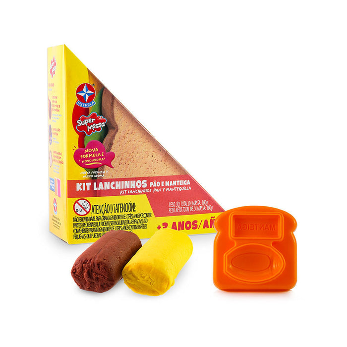 Super Massa Kit Lanchinhos Pão e Manteiga - Estrela