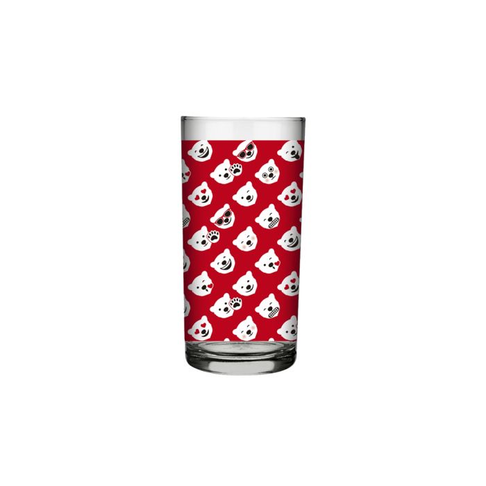 Jogo De Copos Coca-cola Classic Urso 390ml Com 4 Peças / Coke Coca-Cola Classic Bear 390ml Glasss with 4 Pieces - Nadir Figueiredo