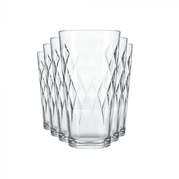 Jogo De Copos Nadir Vitrage 350ml Com 6 Peças / Glass set Nadir Vitrage 350ml with 6 pieces - Nadir Figueiredo