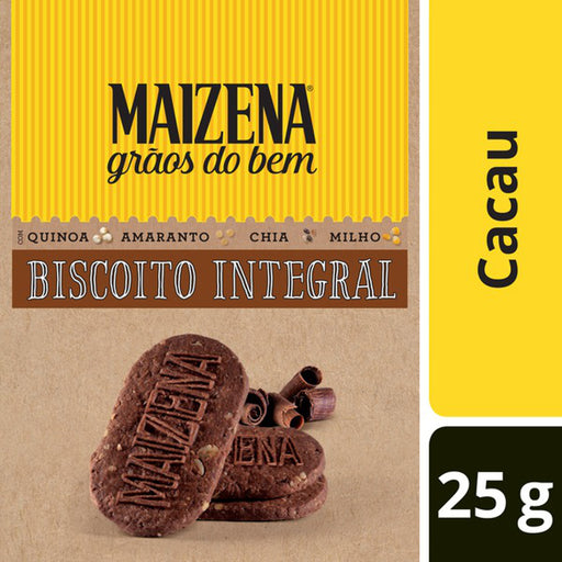 Biscoito Integral MAIZENA Cacau 25g