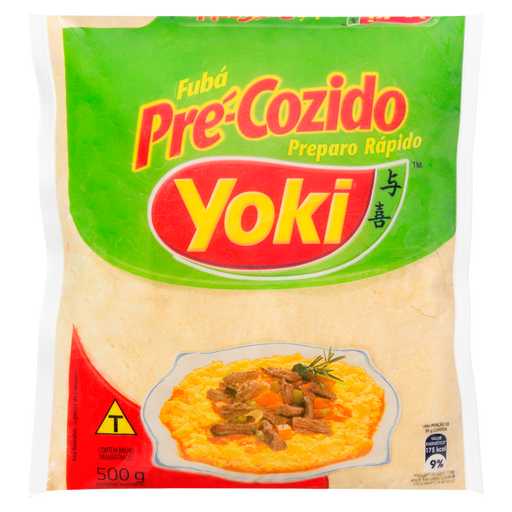 Fubá Pré Cozido YOKI Pacote 500g