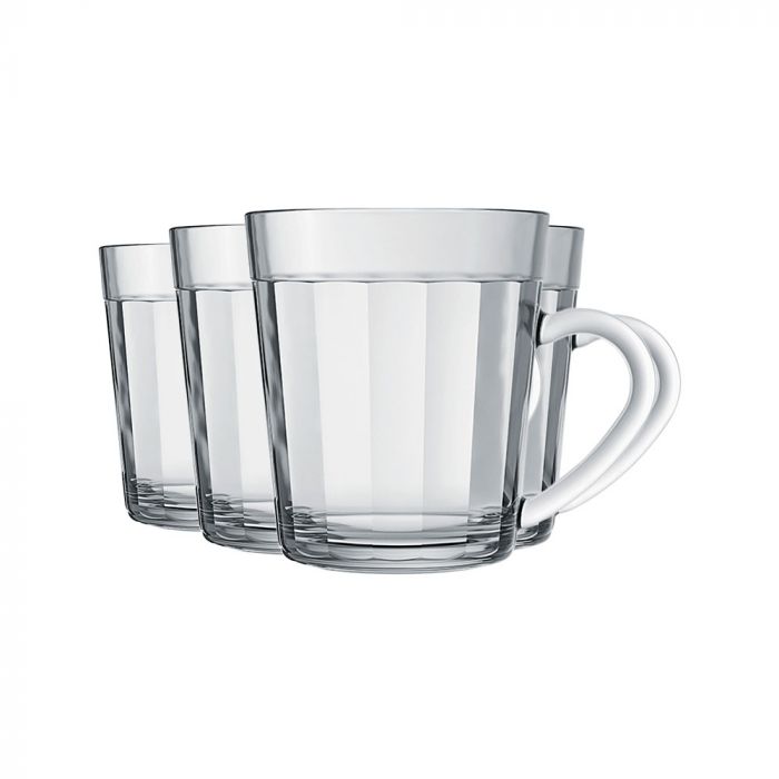 Jogo De Canecas Copo Americano 270ml Com 4 Peças / Mug set US $ 270ml with 4 pieces - Nadir Figueiredo