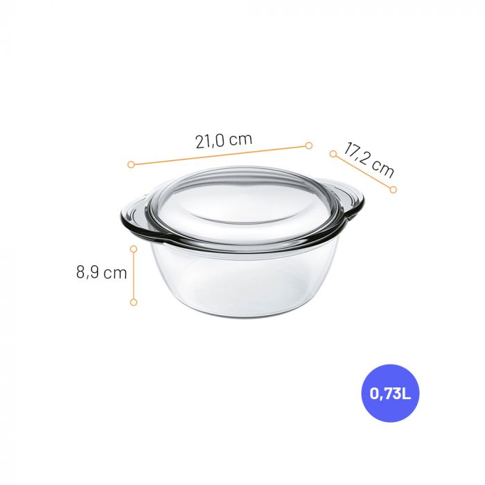 Terrina Sempre 1,3l (Base 1l + Tampa 0,3l) / Terrine Always 1.3L (Base 1L + Cover 0.3L) - Nadir Figueiredo