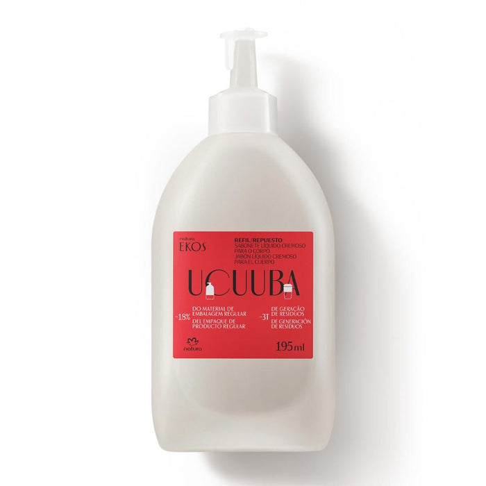 Natura EKOS Ucuuba / Refill Body Moisturizing Liquid Soap Ucuuba - 195 Ml