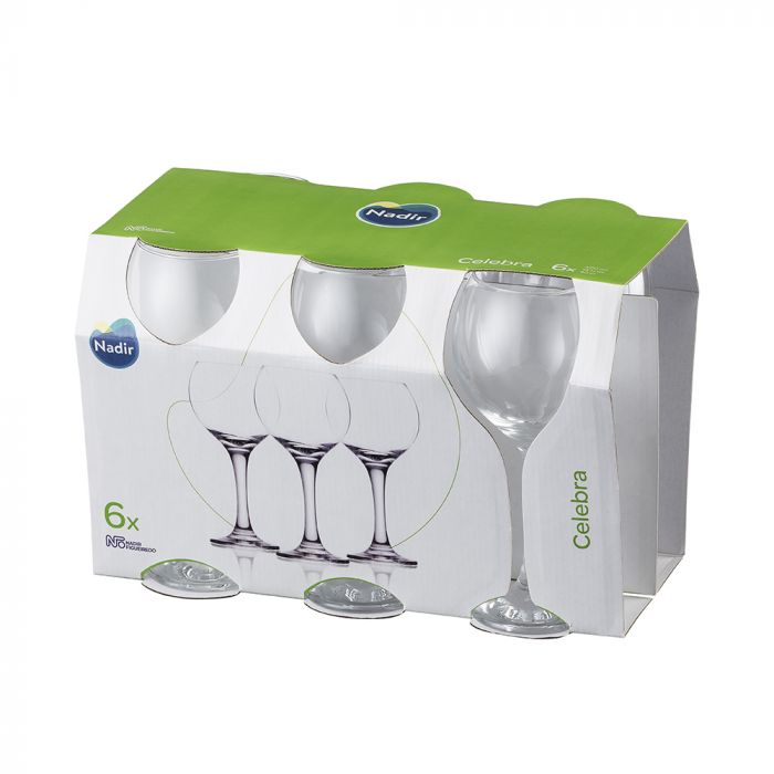 Jogo De Taças Nadir Celebra 400ml Com 6 Peças / Glass set Nadir celebrates 400ml with 6 pieces - Nadir Figueiredo