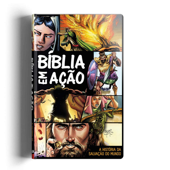 Biblia em Acao: A Historia da Salvacao do Mundo - Geográfica - Hardcover