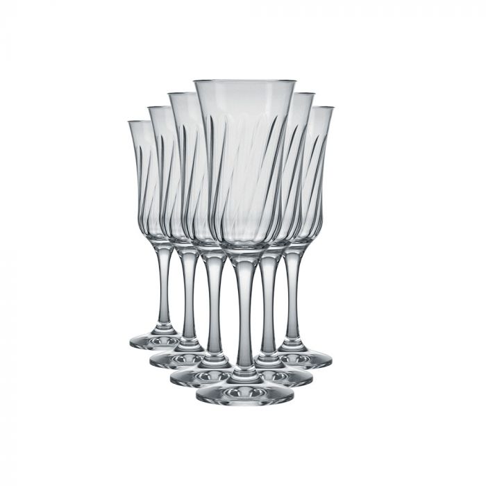 Jogo De Taças Nadir Lírio 195ml Com 6 Peças / Glass set Nadir 195ml lily with 6 pieces - Nadir Figueiredo