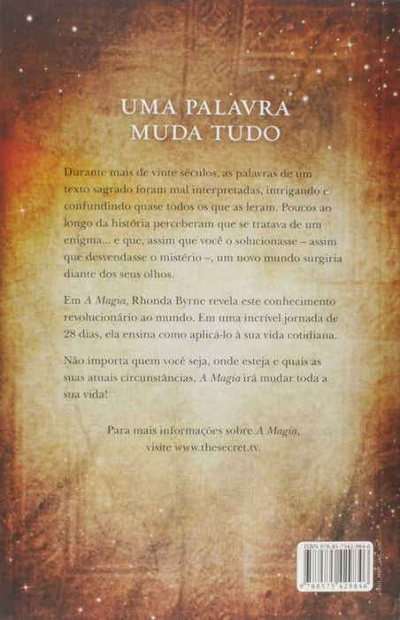 A magia (Português) Capa comum