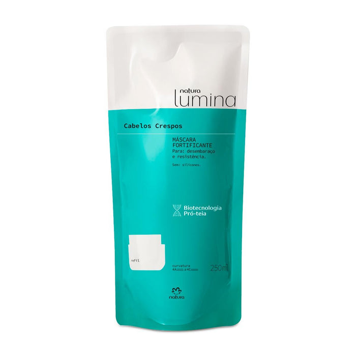 Natura LUMINA Fortificante Cabelos Crespos / Refill Fortifying Mask Curly Hair - 250ml