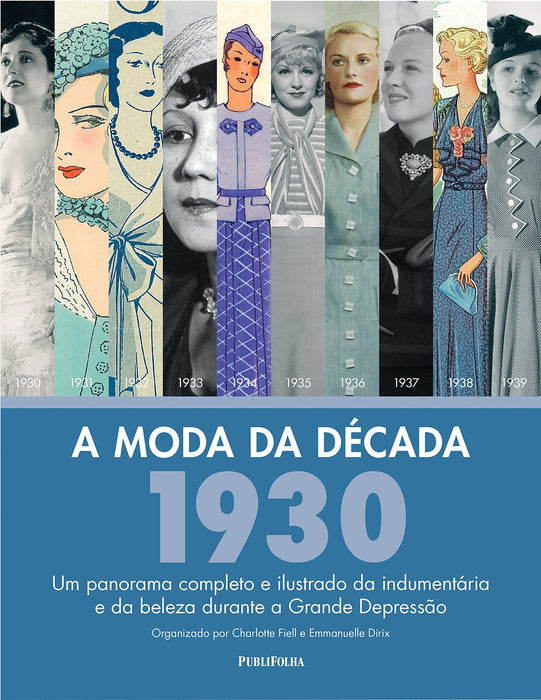 A Moda da Década de 1930 (Português) Capa comum