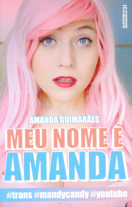 Meu nome é Amanda (Português) Capa comum