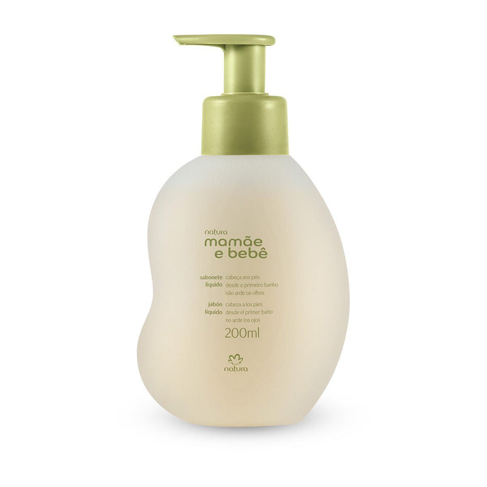 Natura MAMÃE E BEBÊ Da Cabeça Aos Pés / Liquid Head Soap - 200 Ml