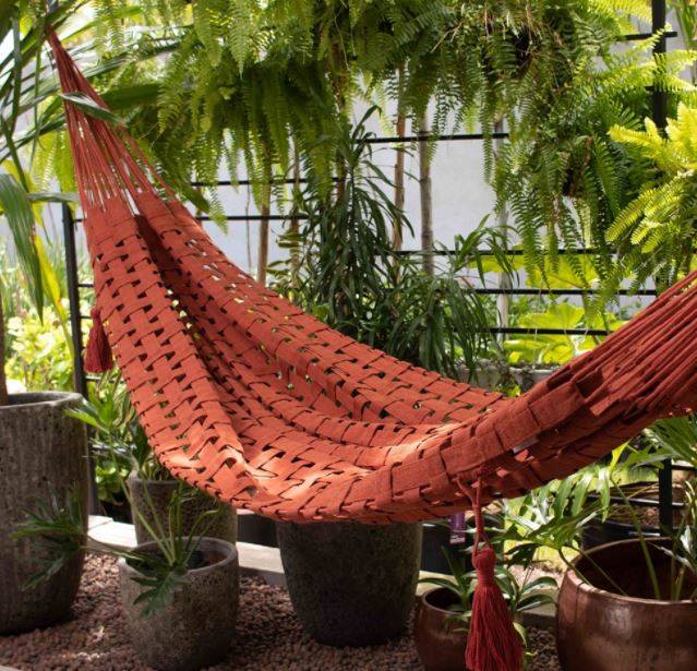 Tile Color Cotton Hammock Network Santa Luzia Paraíba Trance Couple 14 ft by 7 ft