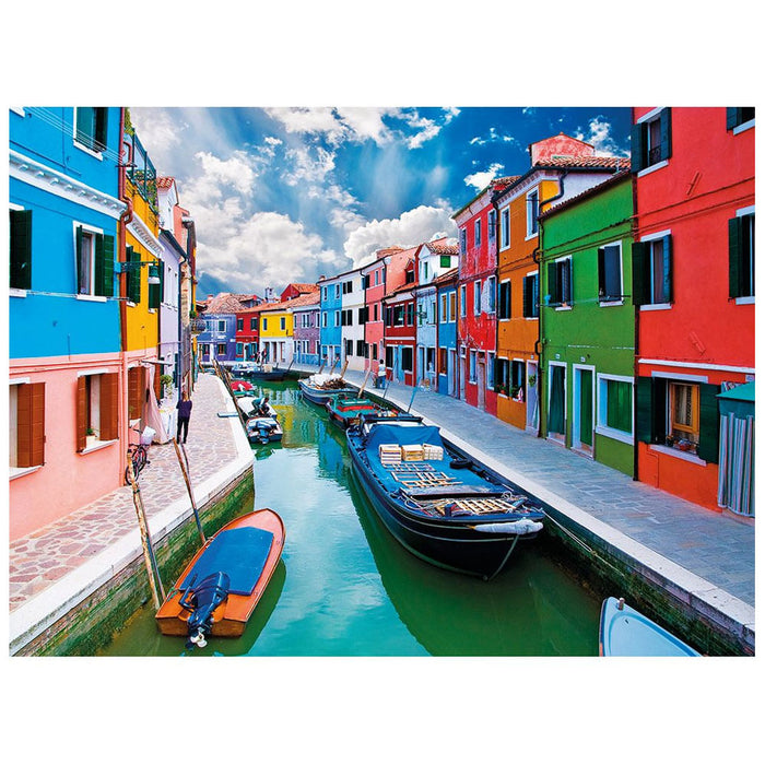 Puzzle 500 peças Canal de Burano / Puzzle 500 Parts Burano Channel - Grow