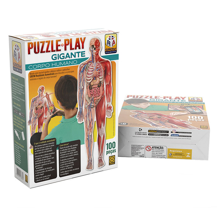 Puzzle Play Gigante Corpo Humano / Puzzle Play Giant Human Body - Grow