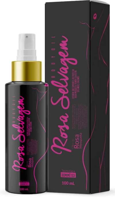 Brazilian Rosa Selvagem Wild Rose Skin Brightening Dark Spots Corrector And Stretch Marks 100ml / 3.4 oz