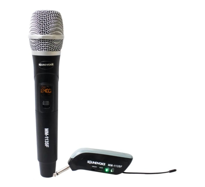 Brazilian Original Soundvoice Wireless Digital Microphone Voice UHF MM-113SF