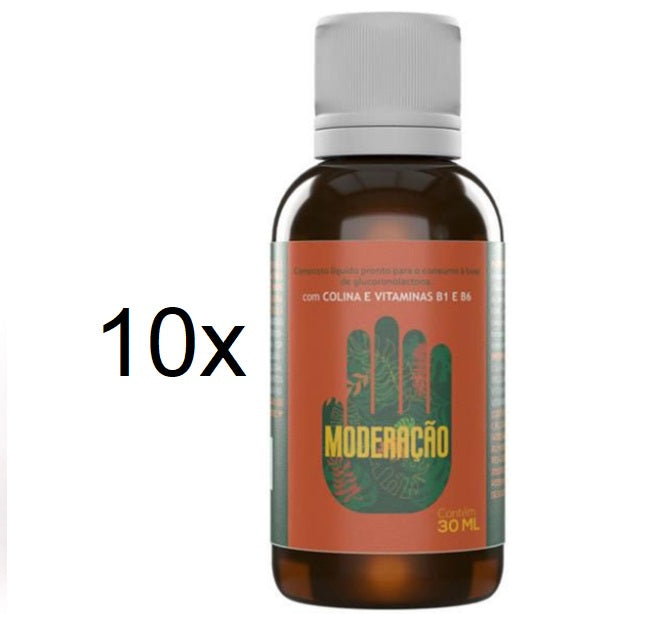 Lot of 10 Compound Digestive Detox Wellness Healthy Immunity Drink 30ml - Moderação