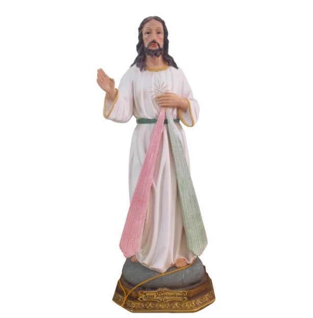 Brazilian Original Jesus Merciful Resin Image 42cm Religious Collectible Decoration