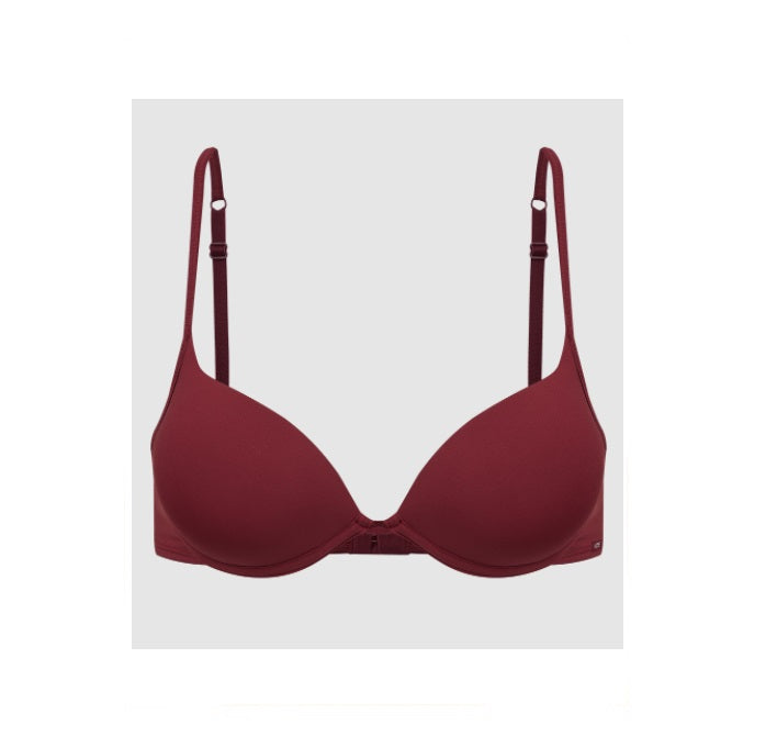 Hope Touch Push Up Bra Microfiber Wine Underwear w/ Support Brazilian Original