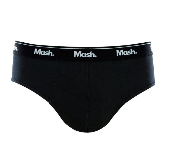 Lot of 3 Mash Slip Cotton Black Confortable Underwear Brazilian Original