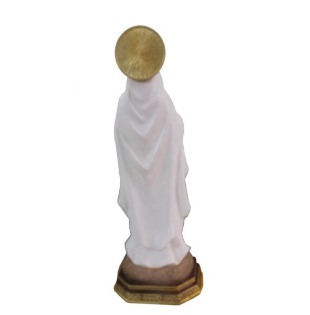 Brazilian Our Lady of Lourdes Resin Image 42cm Religious Collectible Decoration