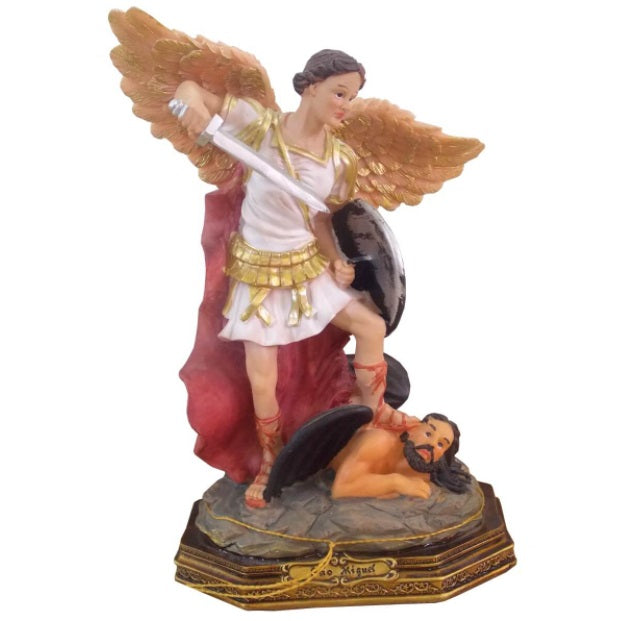 Brazilian Original Saint São Miguel Resin Image 42 cm Religious Collectible Articles