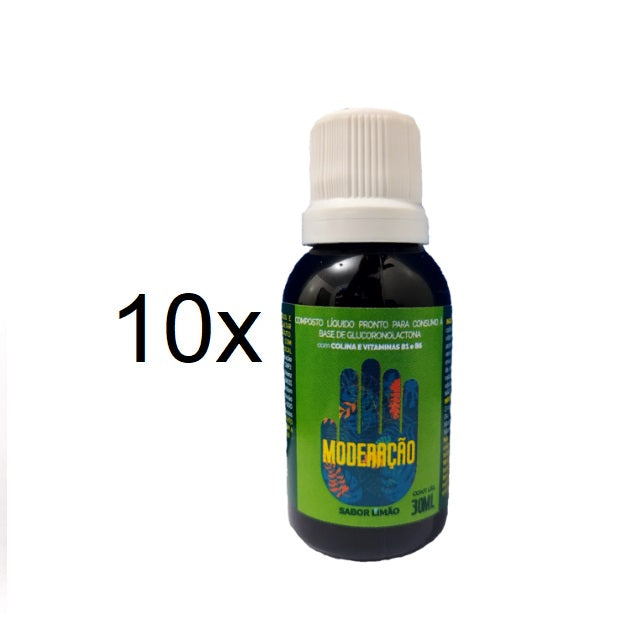 Lot of 10 Lemon Compound Digestive Detox Healthy Immunity Drink 30ml - Moderação