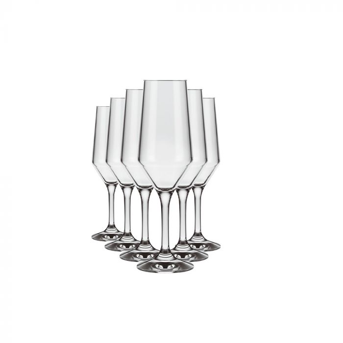 Jogo De Taças Sm Buffet 186ml Com 6 Peças / SM Buffet Glass Set 186ml with 6 pieces - Nadir Figueiredo