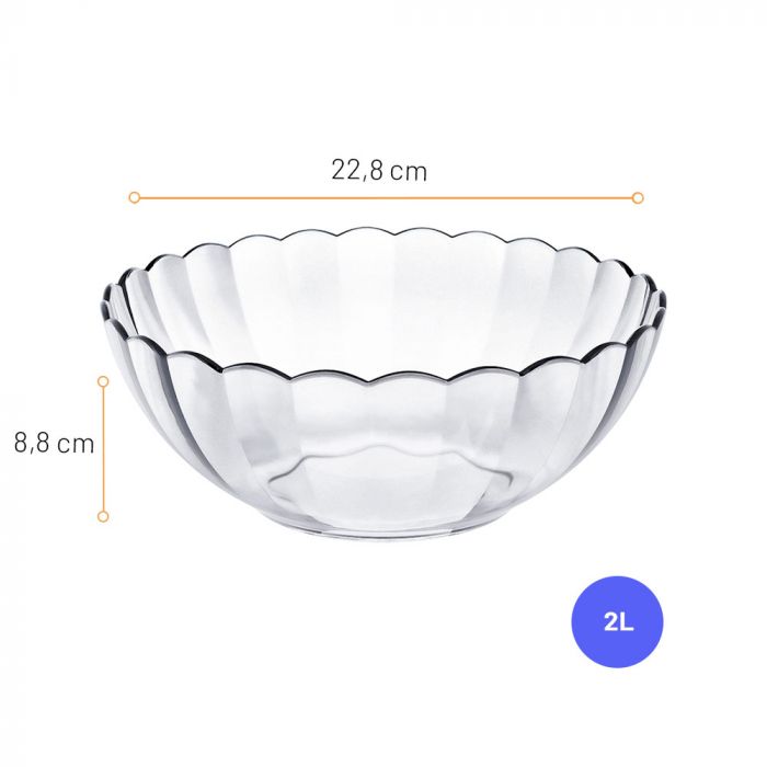 Tigela Marinex Bella 2l / Bowl Marinex Bella 2L - Nadir Figueiredo