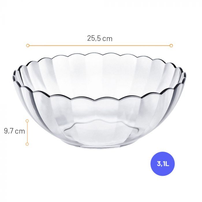 Tigela Marinex Bella 3l / Bowl Marinex Bella 3L - Nadir Figueiredo